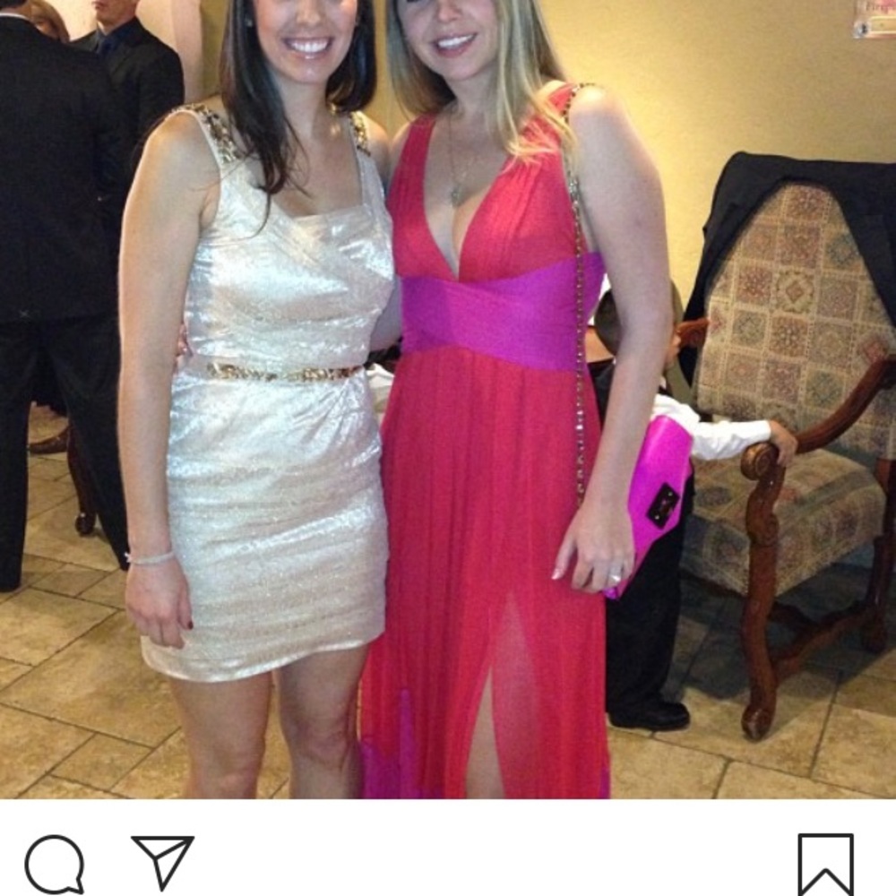 Pink BCBG dress